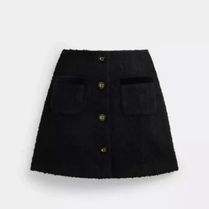 COACH Boucle Skirt Black Shop