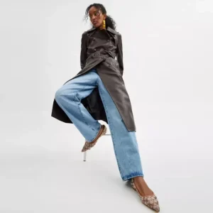 COACH Daphne Flat In Crystal Signature Jacquard Burnished Amber Clearance