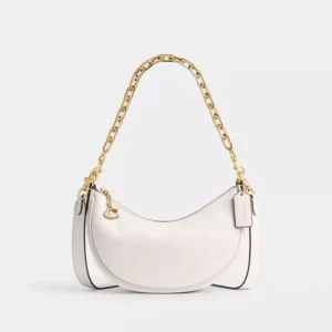 COACH Mira Shoulder Bag Brass/Chalk Cheap