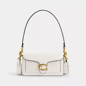 COACH Tabby Shoulder Bag 20 Brass/Chalk Sale